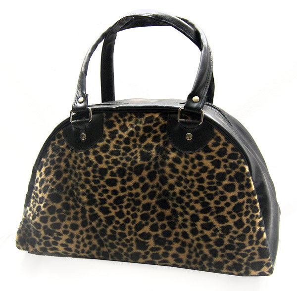 BOLSO BOWLING LEOPARDO NATURAL